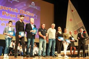 Podelili priznanja najboljšim športnikom Občine Piran za leto 2018 2